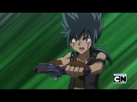 Beyblade Metal Fury - Kyoya vs Dynamis