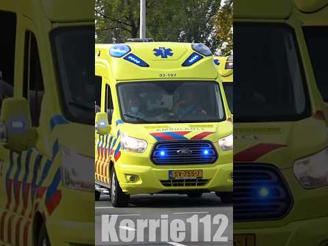 [Wail] A1, Novaris XL #Ambulance 02-107 Leeuwarden met #spoed naar melding #throwbackthursday
