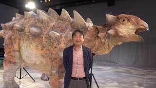 アンキロサウルスを見せてもらった