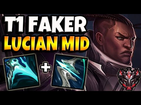 T1 Faker LUCIAN MID vs TWISTED FATE - Patch 11.6 Ranked Korea ✅