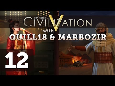 Civilization 5 Deity Twins Multiplayer ft. Quill18 - Part 12