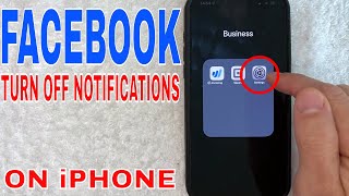 ✅  How To Turn Off Facebook Notifications On iPhone 🔴