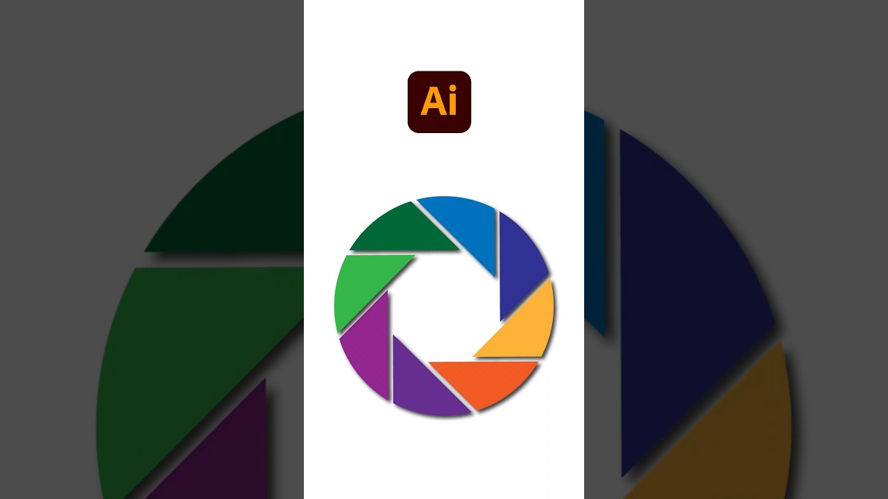 Create a Modern Circle Frame Logo in Adobe Illustrator | Easy Vector Design Tutorial