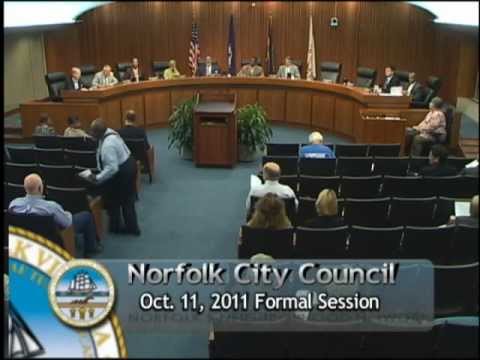 Formal 10/11/11 Session - Norfolk City Council