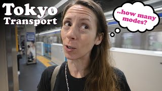 Riding All of Tokyo's Transportation! (in Japan!)