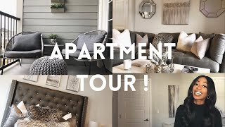 APARTMENT TOUR | WHITE AND GREY | GLAM APARTMENT DECOR TOUR!