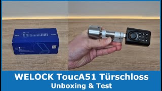 WELOCK ToucA51 Türschloss Test || Elektronisches Türschloss mit Fingerabdruck, RFID, Code und App