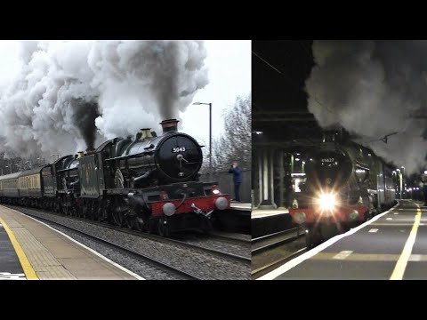 Great Western & Midland Mainline Power | Double Castle & Jubilee 4th March 2023