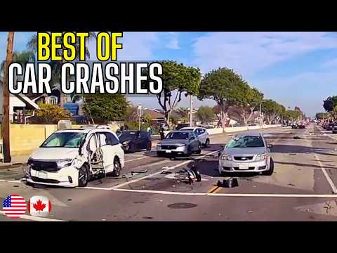 Best of Car Crashes Compilation | USA & Canada - 48