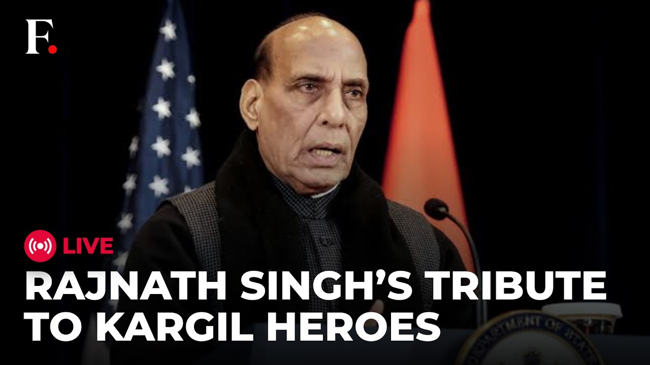Rajnath Singh LIVE: Indian Defence Minister Speaks at Kargil War Memorial | 27th Kargil Vijay Diwas