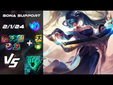 SUPPORT Sona vs Thresh - EU Challenger Patch 26.2