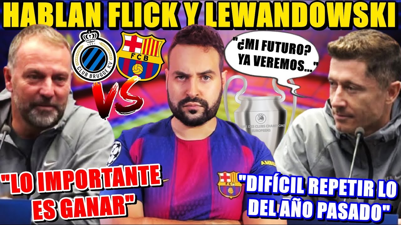 🚨FLICK: "Lo MÁS IMPORTANTE es GANAR" - LEWANDOWSKI: "Es DIFÍCIL REPETIR lo del AÑO PASADO" -RDP