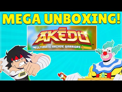 MEGA Unboxing AKEDO Ultimate Arcade Warriors (Ultra Rare Mythical Warrior!)
