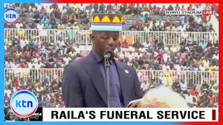 Raila Odinga Junior full speech on his father's funeral