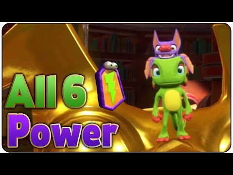 Yooka-Laylee - All 6 Power Extender Item Locations