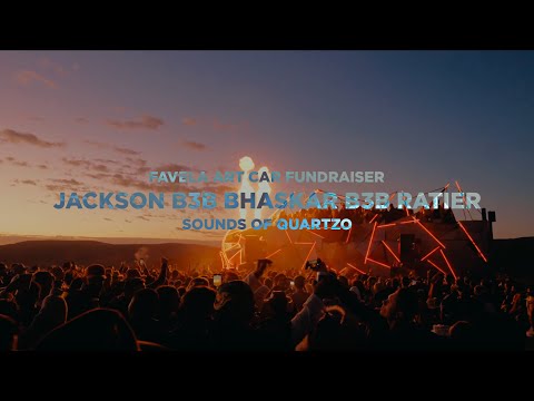 JACKSON b3b BHASKAR b3b RATIER @ Favela Art Car Fundraiser (Sounds of Quartzo)