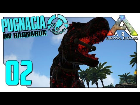 TAMING A CONFLAGRANT REX! ARK: Survival Evolved S1E2 ( Modded Ark w/ Pugnacia Dinos )
