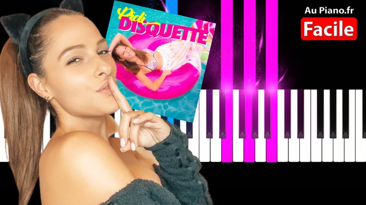 Pidi Disquette - Piano Cover Tutorial Karaoké Instrumental Paroles