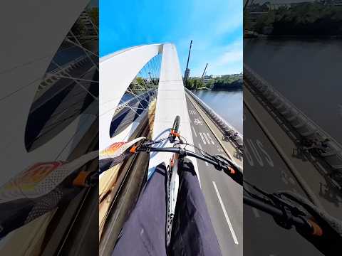 Executed by professional chill youtube #mtb #bike #mtb #bridge #40m