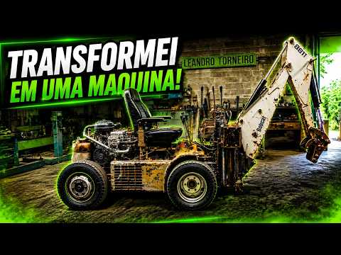 FABRICANDO UMA ESCAVADEIRA SUPORTE DA PARTE DE CIMA DO CONJUNTO