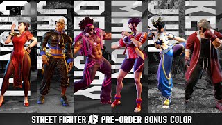 Street Fighter 6 - Pre-Order Bonus Color