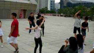 YJC Mass Dance at esplanade roof top