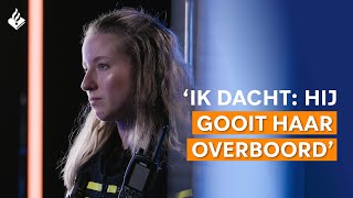 Romy hield 2,5 uur een gijzelaar op een boot aan de telefoon | Echte Politieverhalen | #7
