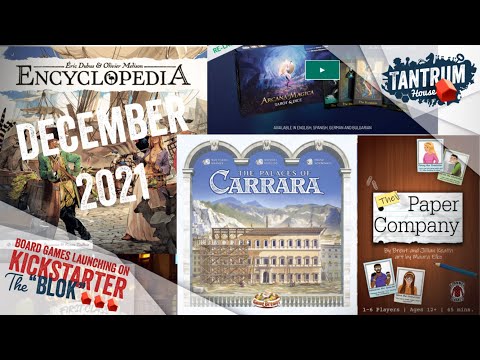 Upcoming Dec 2021 Board Games on Kickstarter