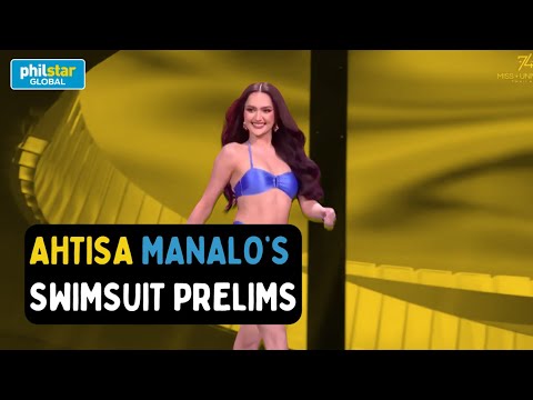 Ahtisa Manalo dazzles in Miss Universe preliminary swimsuit round