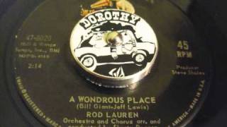 Rod Lauren - A Wondrous Place