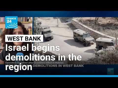 Israel begins demolitions in West Bank