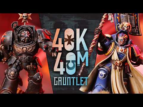 Black Templar Face the Ultramarine's First Company! Warhammer 40k in 40m