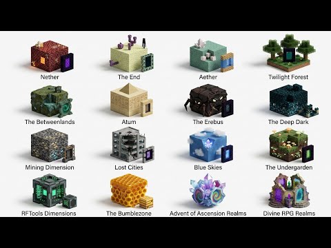 Every Minecraft Dimension Explained In 7 Minutes Or Less
