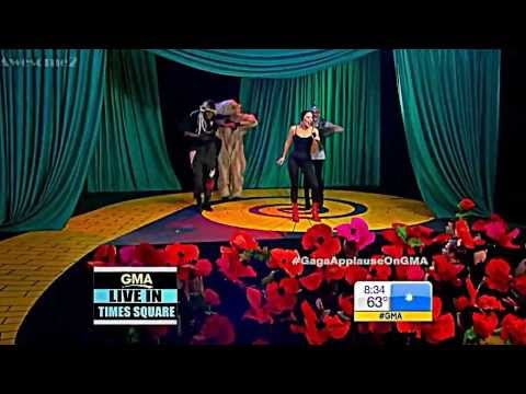Lady Gaga - Applause (OZ Style) on GMA - (LIVE)