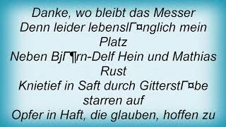 Blumfeld - Penismonolog Lyrics