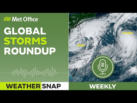 How the eye of a storm changes over time – 01/09/23 Weather Snap podcast – Met Office weather UK