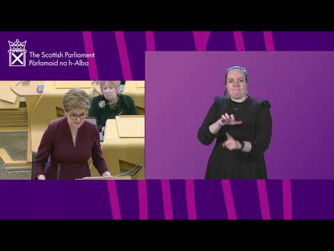 First Minister Statement: COVID-19 Update (BSL) - 22 February 2022