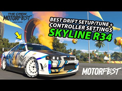 *Best* Drift Setup/Tune Nissan Skyline R34 The Crew Motorfest