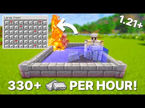 Minecraft: Easy IRON Farm 1.21 Tutorial - 330+ per hour
