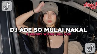 Download lagu DJ ADE SO MULAI NAKAL X MELODY WISNU UGIL VOC YOGA FRIZELLO VIRAL TIKTOK TERBARU 2026 mp3
