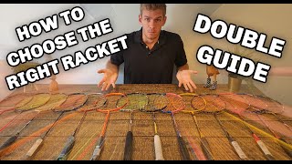 How To Choose a Badminton Racket - Double guide