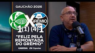 CCD PÓS-CLASSIFICAÇÃO: "QUE VENHA O INTER DO PEZZOLANO" | JUVENTUDE 1 (1) x (4) 1 GRÊMIO | 22/02/26