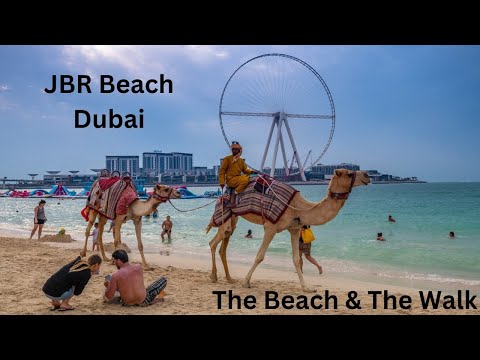 Dubai Beach Walk | JBR Beach Dubai Best Beach 2022 #jumeirah #dubai #jbr