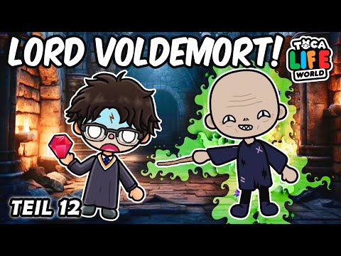 😡 THE BATTLE AGAINST LORD VOLDEMORT ⚡️ PART 12 🔮 HARRY POTTER 1 ⚡️ GERMAN TOCA BOCA STORY
