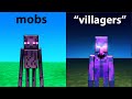 I Turned All Mobs Into Villagers In Minecraft
