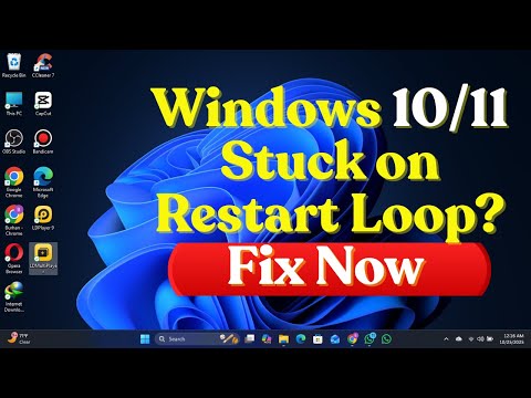 Windows 10/11 Stuck on Restart Loop? | 100% Permanent Fix (Step-by-Step Guide)