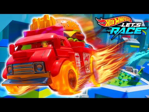 Capa de Os Pilotos Hot Wheels Usam a Ponte French Fry para Chegar à Mega Garagem!