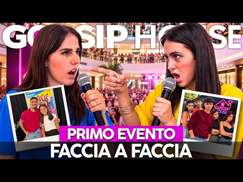 FACCIA A FACCIA TRA NICOLE E SARA DURANTE IL PRIMO EVENTO DELLA GOSSIP HOUSE CON STEFANO E ILARY