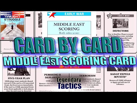 TWILIGHT STRUGGLE Strategy / HOW Do You Play The MIDDLE EAST SCORING Card? / STRATEGY Tips