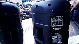 Video thumbnail for SPEAKER AKTIF SAMSON auro X15D, mantab bos,,,, by Laris Audio Channel